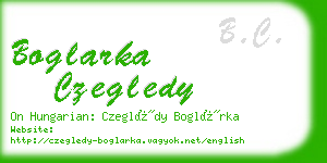boglarka czegledy business card